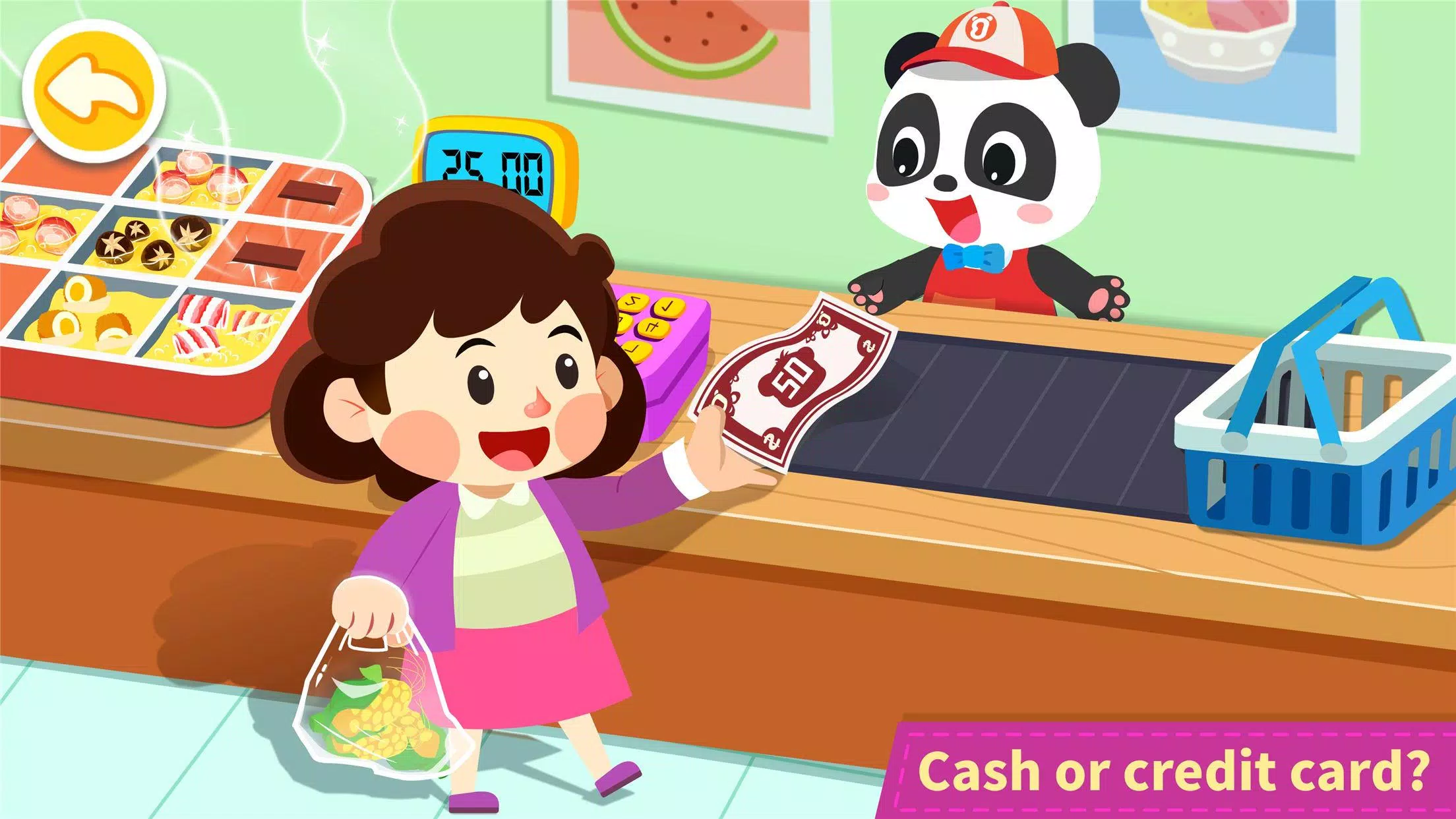 Baby Panda's Town: Supermarket Screenshot 2