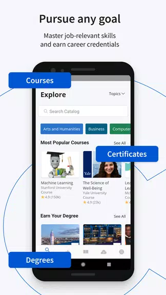 Coursera: Learn career skills Скриншот 2