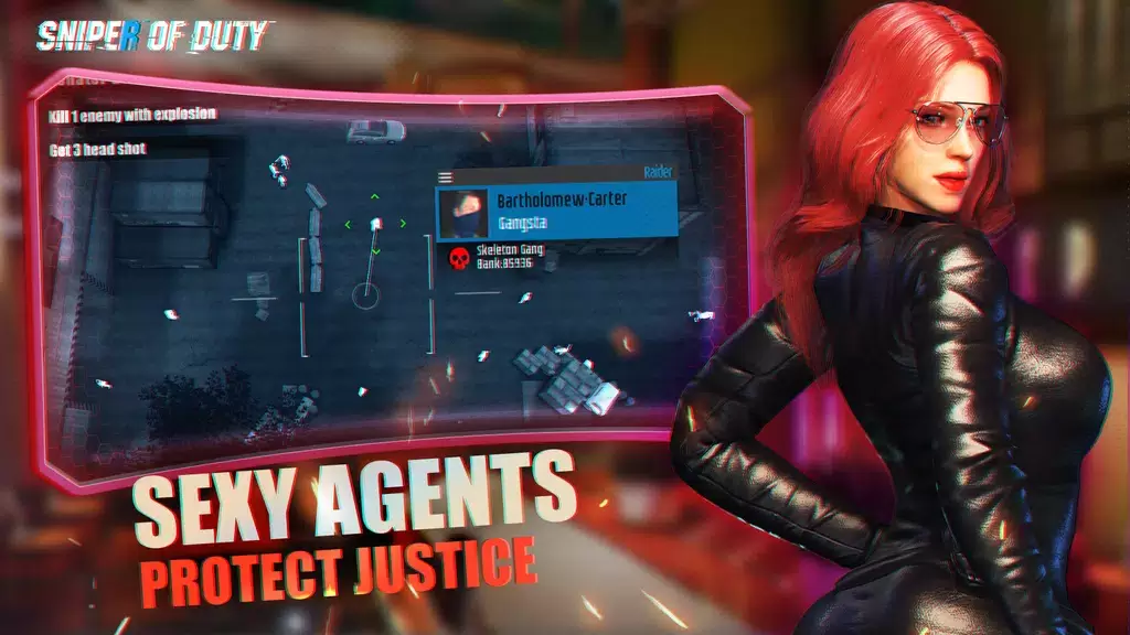 Sniper of Duty:Sexy Agent Spy Скриншот 2