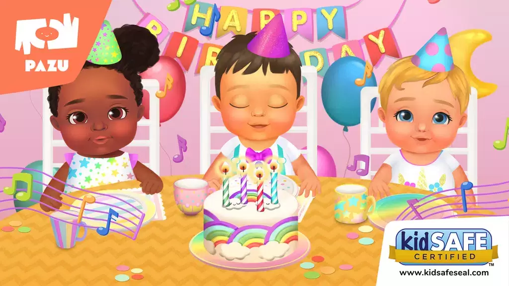 Baby Birthday Maker Game Скриншот 0