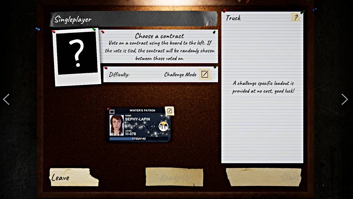 Phasmophobia Challenge Mode Difficulty Setting
