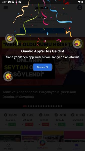 Onedio – İçerik, Haber, Test Capture d'écran 0