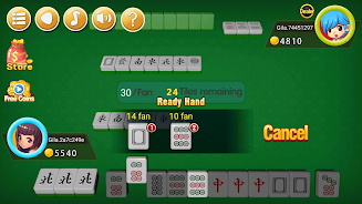 Mahjong 2P: Chinese Mahjong Capture d'écran 2