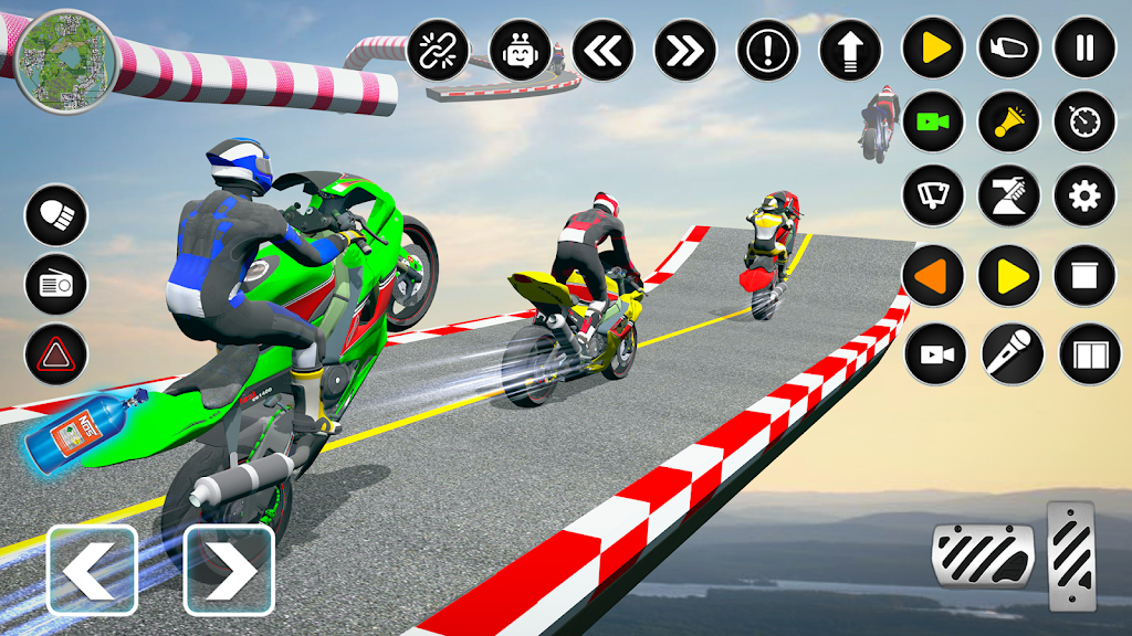 Extreme Stunt Bike Driving 3D Ảnh chụp màn hình 1