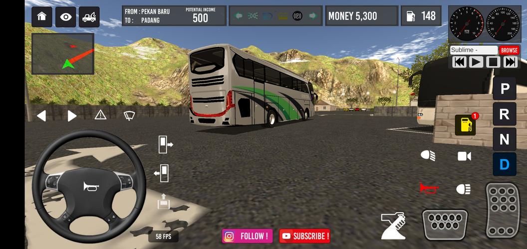 IDBS Simulator Bus Sumatera Captura de tela 2