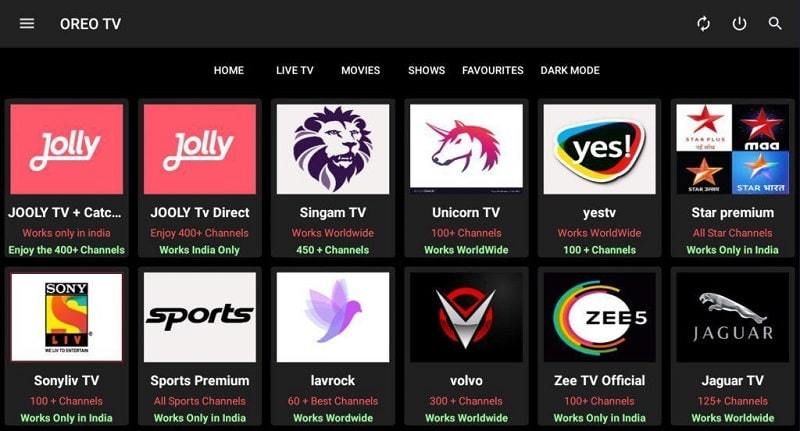 OREO TV Capture d'écran 3