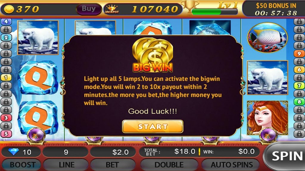 Slots Arctic:Free Slot Machine Ảnh chụp màn hình 3