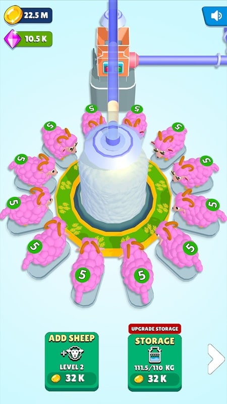 Idle Sheep Factory Ảnh chụp màn hình 2
