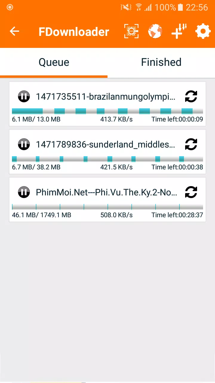 FDownloader स्क्रीनशॉट 2