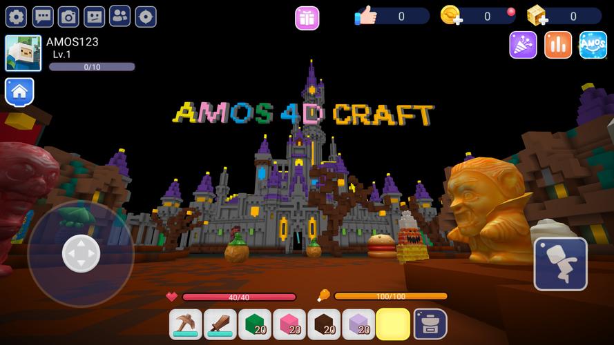 AMOS 4D CRAFT ဖန်သားပြင်ဓာတ်ပုံ 0
