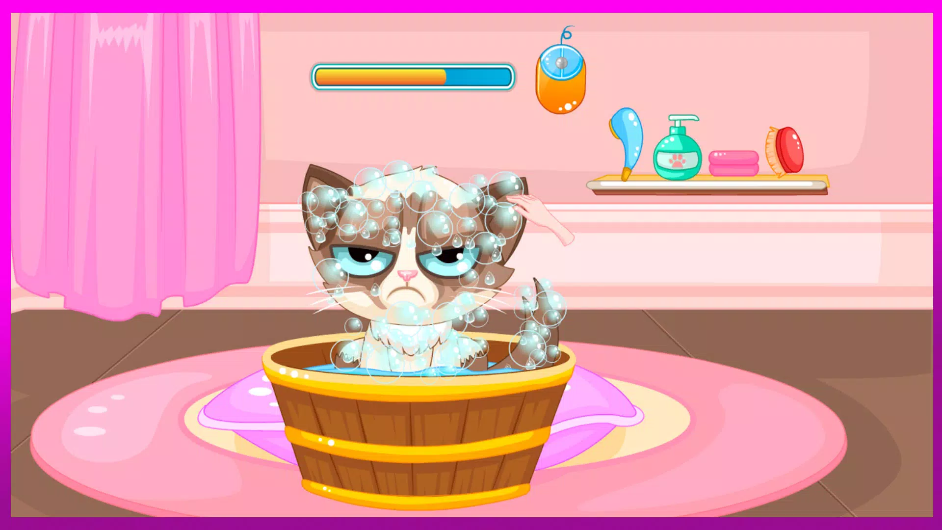 Sleepy Kitty Grooming Screenshot 3