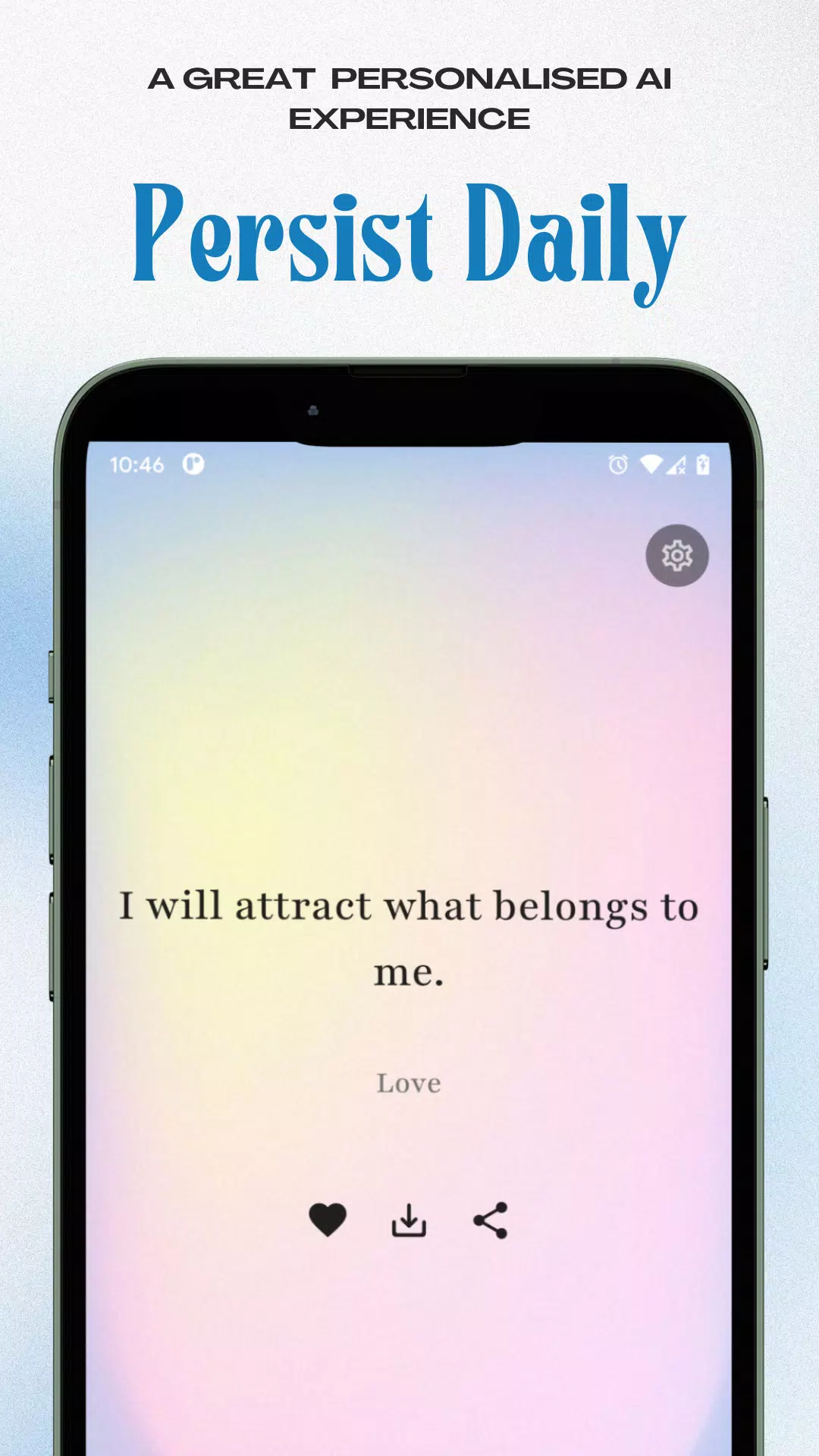 AI Uplift - Daily Affirmations Capture d'écran 1