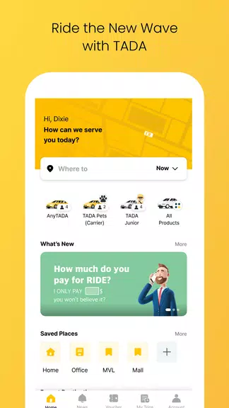 TADA - Taxi, Cab, Ride Hailing Ekran Görüntüsü 0