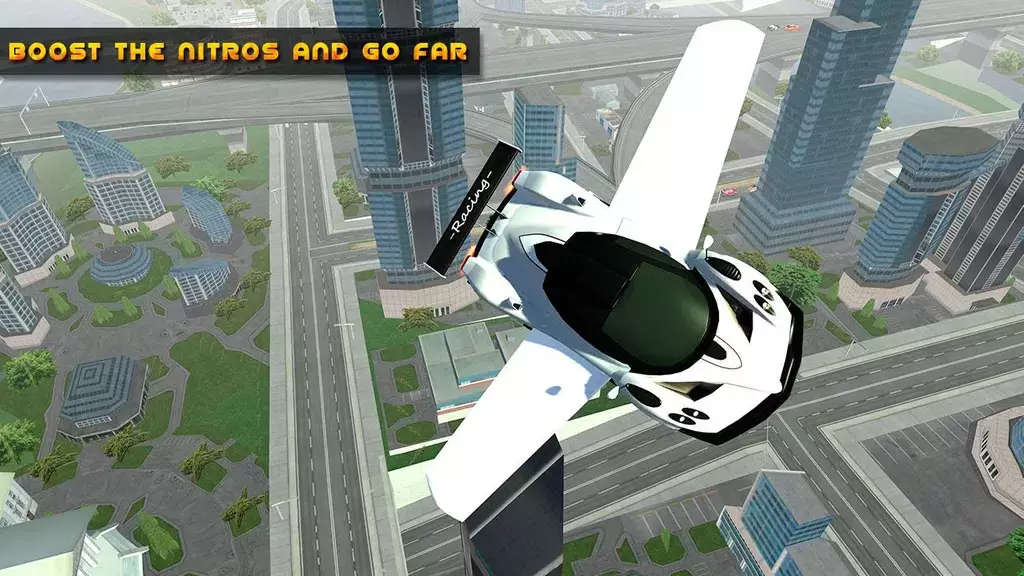 Flying Car Game driving Captura de pantalla 0