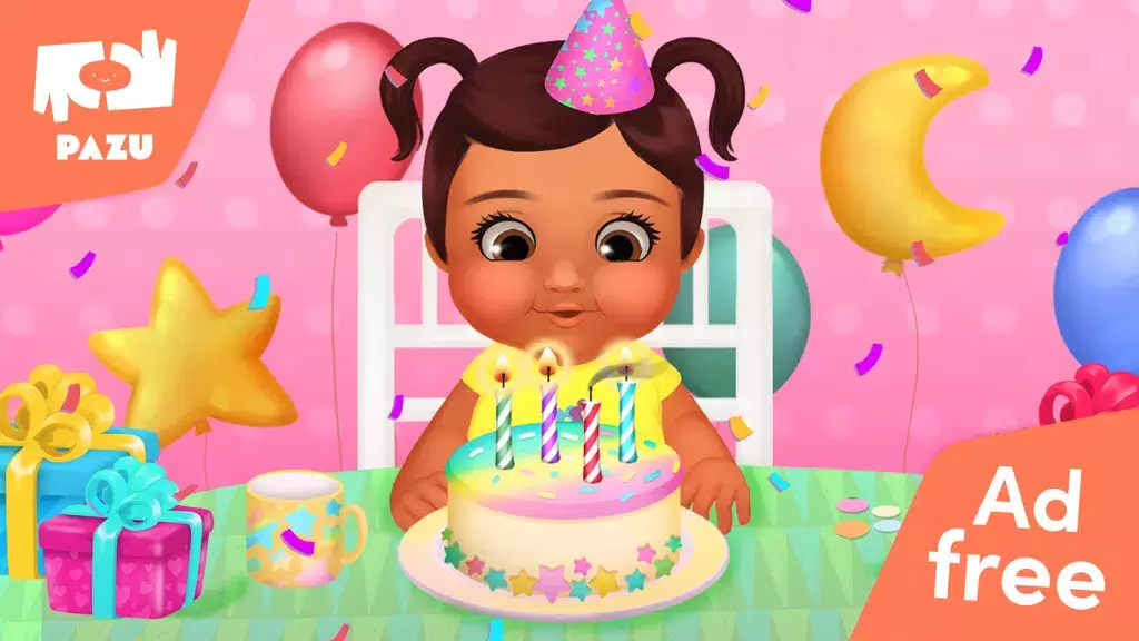 Baby Birthday Maker Game Screenshot 1