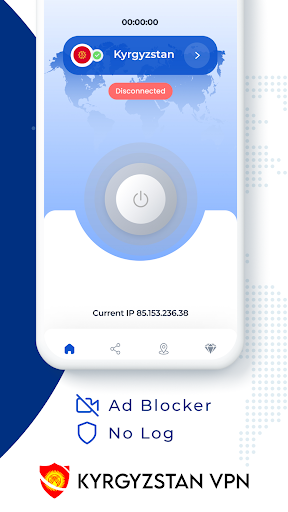 VPN Kyrgyzstan - Get KGZ IP Ảnh chụp màn hình 1
