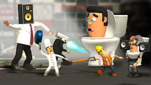 War job: Skbidi toilet Battle Captura de pantalla 1