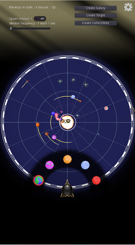 Cosmic Billiard - Demo Screenshot 1