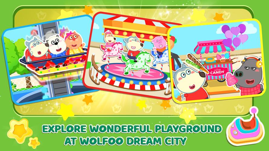 Wolfoo's Town: Dream City Game Capture d'écran 1