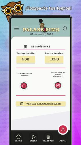 PALABRÍSIMO: busca palabras Captura de pantalla 2