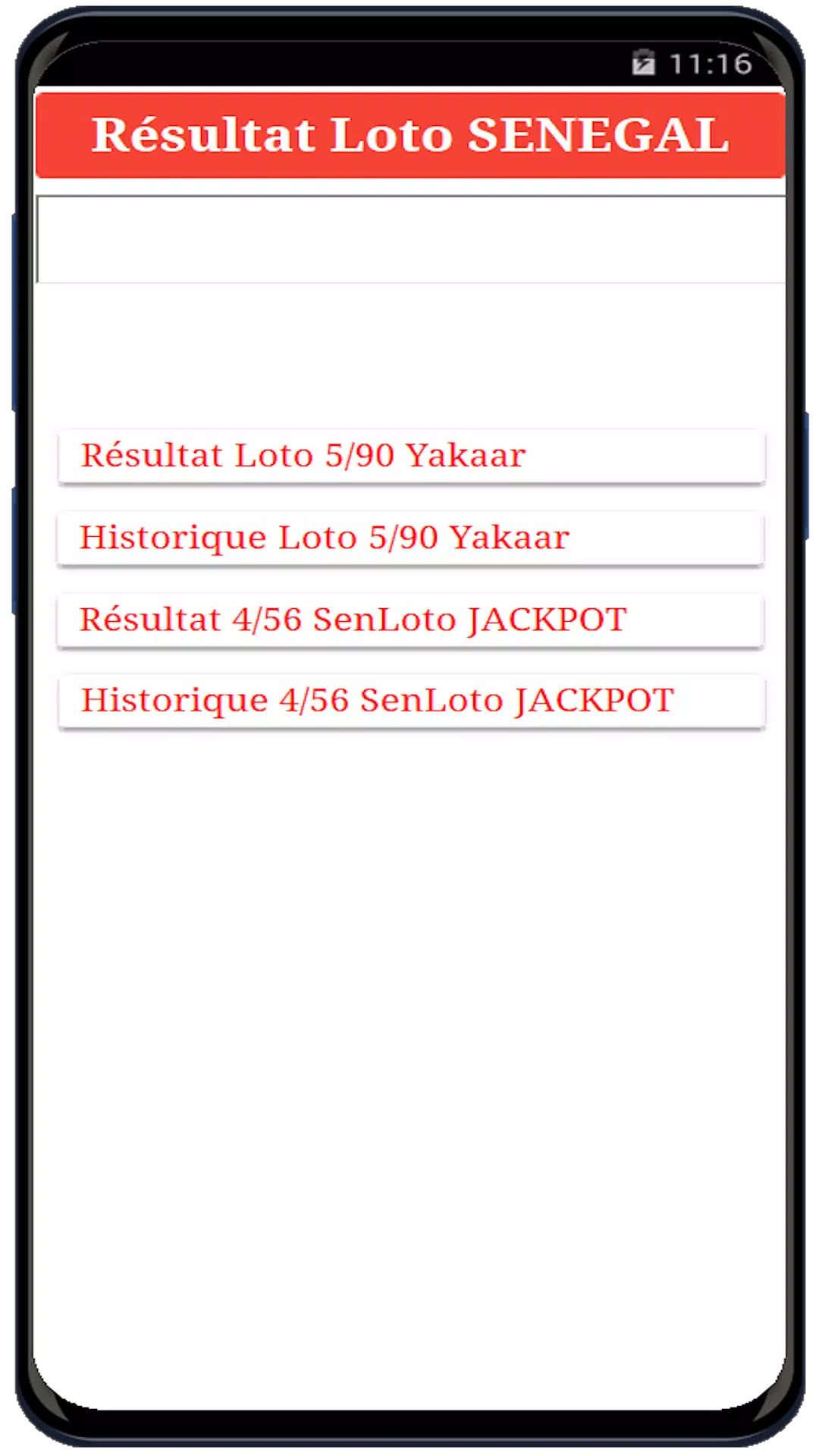 Schermata Loto Yakaar & SenLoto résultat 1