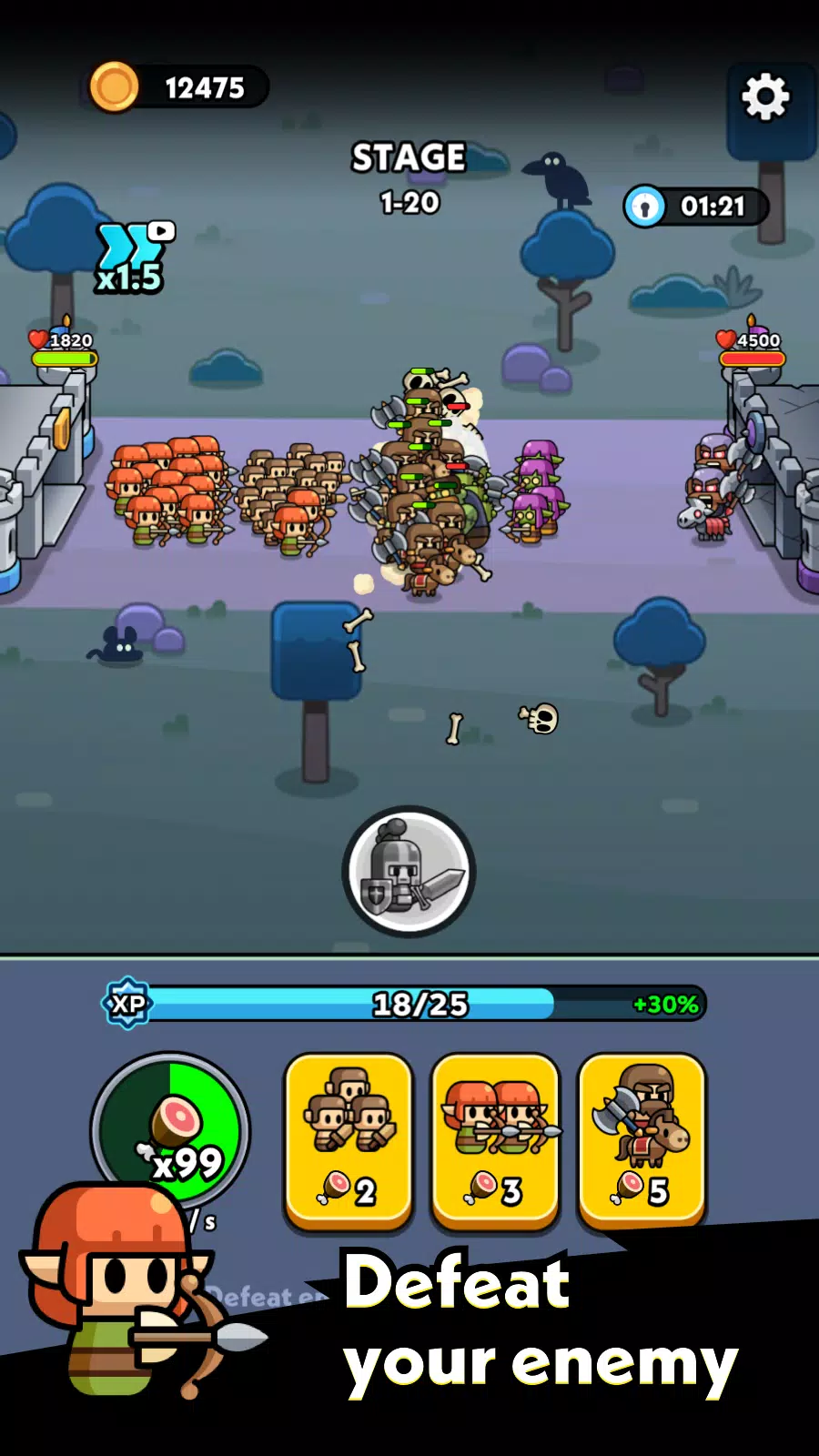 Tiny Warriors Go!应用截图第1张