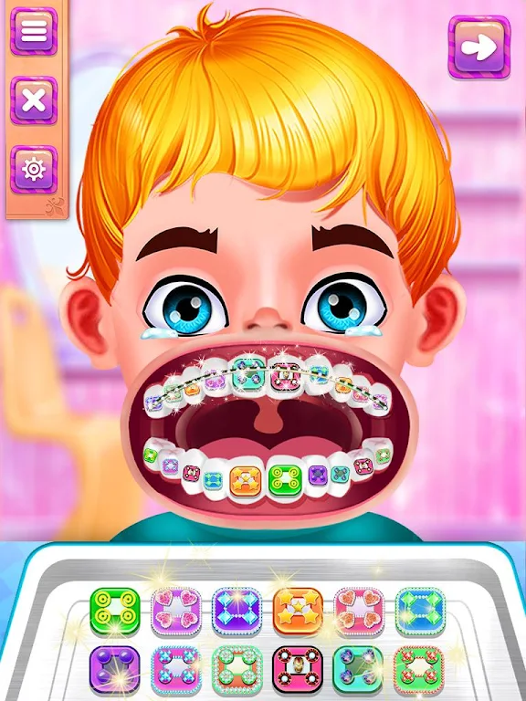 Mouth care doctor dentist game Скриншот 1