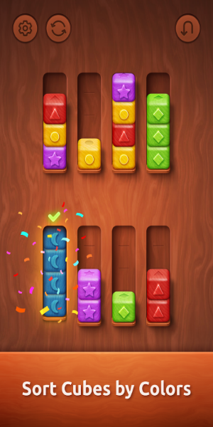 Colorwood Sort Puzzle Game Mod Скриншот 0