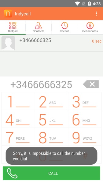 Indycall Ảnh chụp màn hình 0