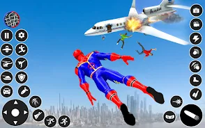 Spider Fighter Man: Rope Hero Schermafbeelding 1