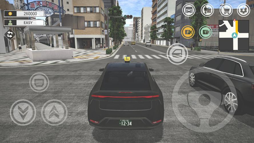 Japan Taxi Simulator : Driving Tangkapan skrin 3