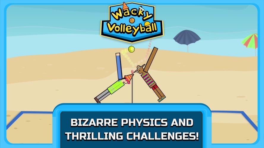 Wacky Volleyball Скриншот 0
