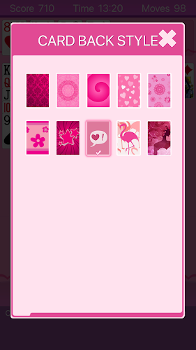 Pink Solitaire Tangkapan skrin 2