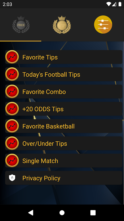 Favorite Betting Tips Screenshot 1