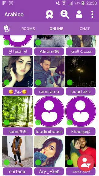Arabico - Meet Arabs People & Chat Rooms Captura de tela 1