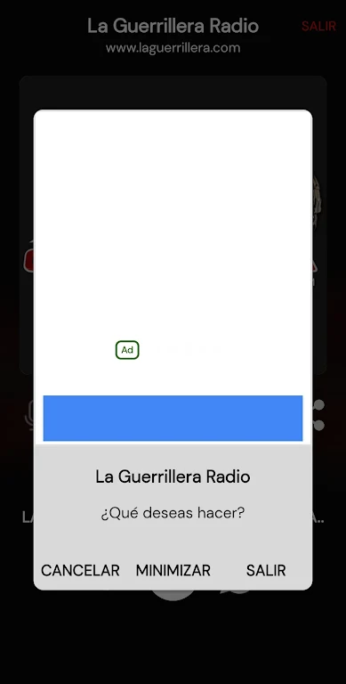 La Guerrillera Radio Capture d'écran 2
