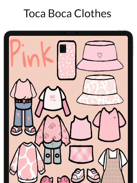 Toca Boca Clothes Ideas Tangkapan skrin 3