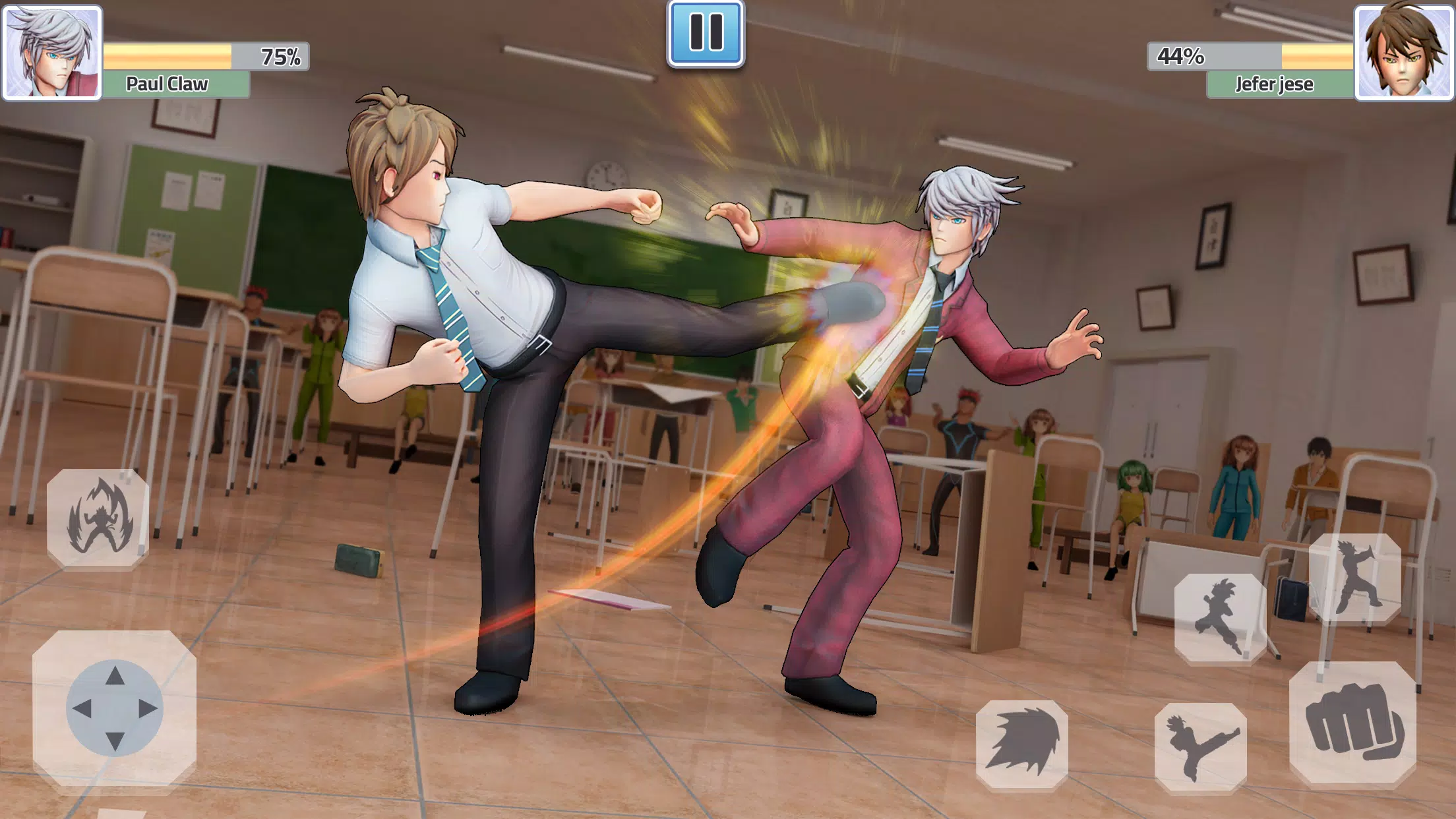 High School Fighting Game Schermafbeelding 2