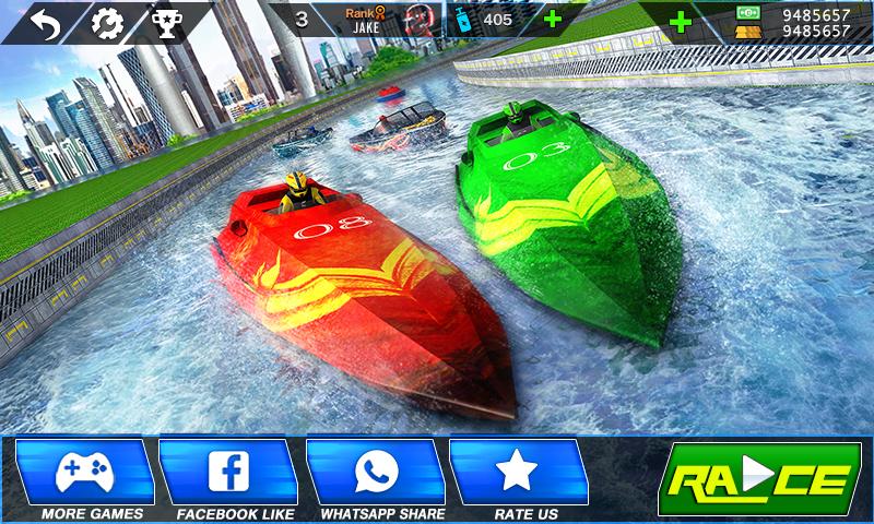 Speed Boat Crash Racing Screenshot 1