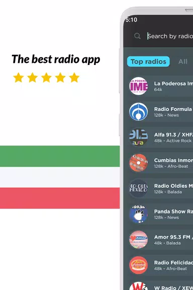 Radio Mexico FM online Ảnh chụp màn hình 0