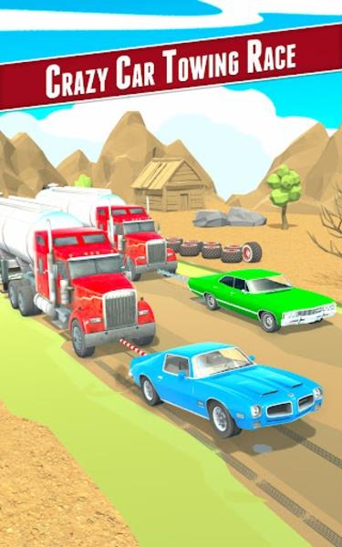 Crazy Car Towing Race 3D Ảnh chụp màn hình 3