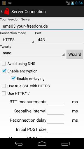 Your Freedom VPN Client Tangkapan skrin 3