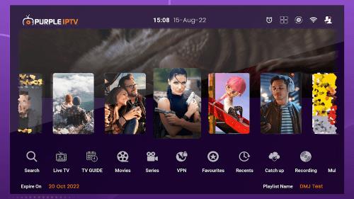 Purple IPTV Скриншот 0