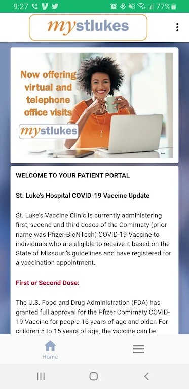 mystlukes Patient Portal ဖန်သားပြင်ဓာတ်ပုံ 2