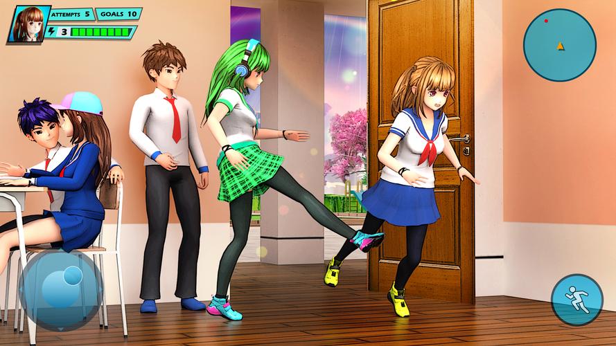 School Love Life: Anime Games Скриншот 0