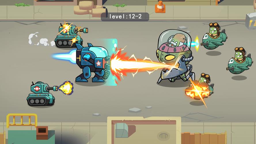 Merge Mech vs. Zombie Brawl Screenshot 2