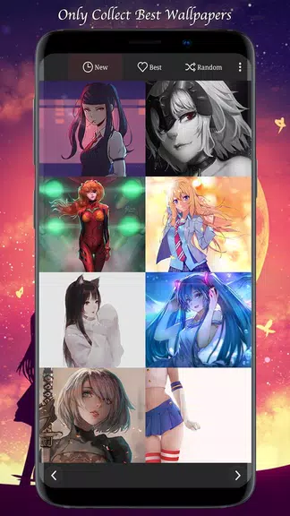 Sexy Anime Girls HD 4K Wallpapers(Manga Comic) Capture d'écran 0