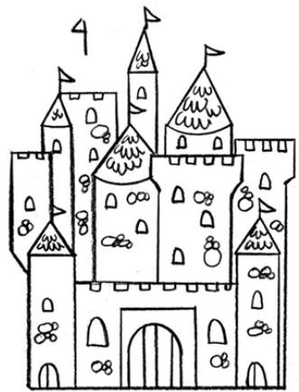 How to Draw Castle - Easy Drawing ภาพหน้าจอ 1