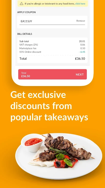 Foodhub - Online Takeaways Captura de tela 2