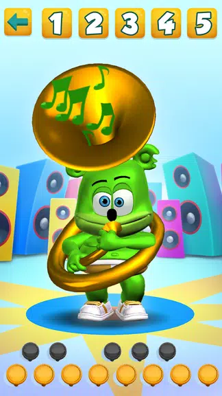 Talking Gummy Bear Kids Games Ảnh chụp màn hình 3